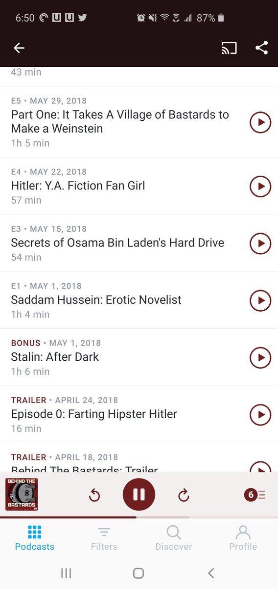 Hey <a href="/bastardspod/">Behind The Bastards</a> <a href="/IwriteOK/">Robert Evans (The Only Robert Evans)</a> , what happened to the Bill Cosby Episodes from May 8 &amp; 10, 2018?