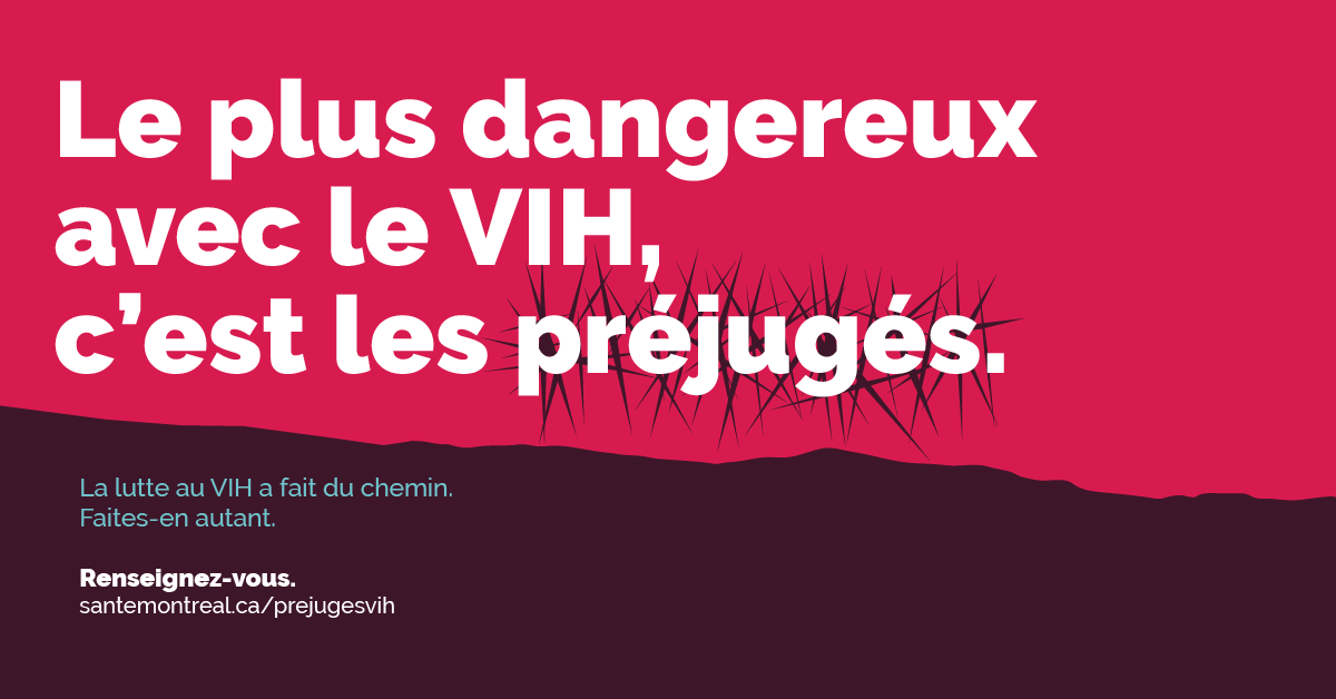 santemontreal's tweet photo. PRÉJUGÉS VIH | Avec un traitement efficace, on ne transmet pas le #VIH. La lutte au VIH a fait du chemin. Faites-en autant. Renseignez-vous. https://t.co/nwBizzqHtF
@Mtlsanssida @MTL_Ville @MtlToms #Montréal #Préjugés #VIH #sida #Prévention https://t.co/mQnz95u9UP