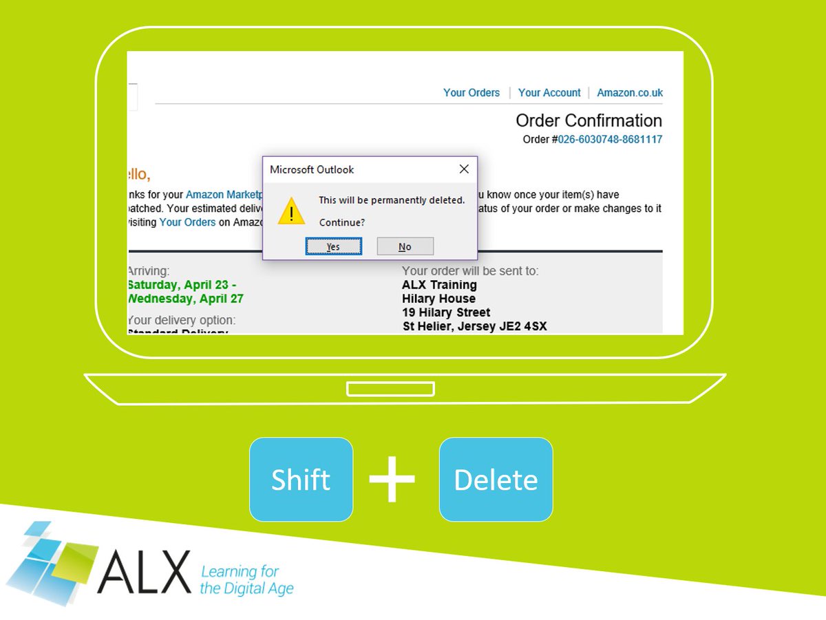 Did you know that ‘Shift + Delete’ allows you to easily permanently delete selected files, bypassing the recycle bin.  
 
We offer a variety of Microsoft courses to improve your knowledge, see our course catalogue here: bddy.me/2QV3mEV