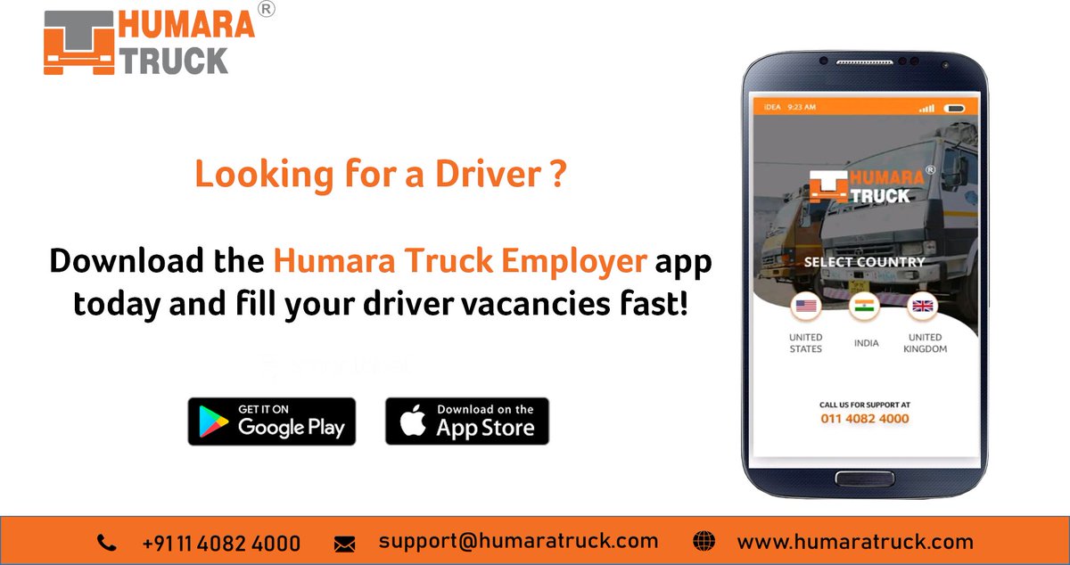 TruckHumara's tweet photo. Transport Industry's First and Only Job Marketplace.
#trucking #hiredriver #driveriobs #nationbuilding #transportation #logistics #DriverShortage https://t.co/vbpmO6tGPb