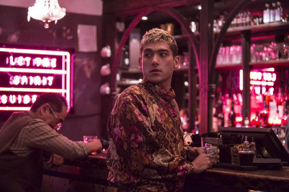sisterglobal's tweet photo. Big day at Sister HQ yesterday, so while we take a moment to calm down from the awards madness, please enjoy Rodney looking resplendent in florals as a subtle reminder that #GiriHaji lands @netflix THIS FRIDAY!

@JoeBarton_ @julianfarino @benchessell @hira_takehiro @blue___mmm https://t.co/BP2ZUl0geH