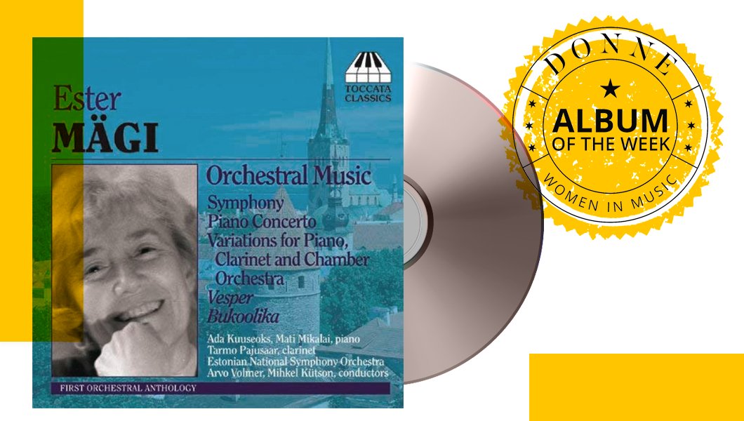 Listen to ORCHESTRAL WORKS, by Ester Mägi🎶 on #Donne365!
.
📀Each week, we will post a different CD from a woman composer on #Donne365!😊
.
Visit #Donne365 to listen to the album:
donne365.blogspot.com/2020/01/album-…
.
#DonneWomenInMusic #EsterMagi #WomenComposers #WomenInMusic #DonneBlog