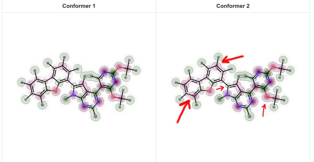 iwatobipen's tweet photo. Partial charge visualization with RDKit #RDKit #QuantumChemistry #psikit https://t.co/rrOhWxVKp0 https://t.co/nU0rcZP619