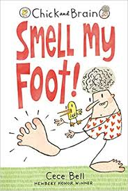 KeithEGarvert's tweet photo. Thanks, @CeceBellBooks! What a wonderful way to start the new year in kindergarten with lots of laughs and wonderings while we read Smell My Foot! https://t.co/suwEaRWwdY