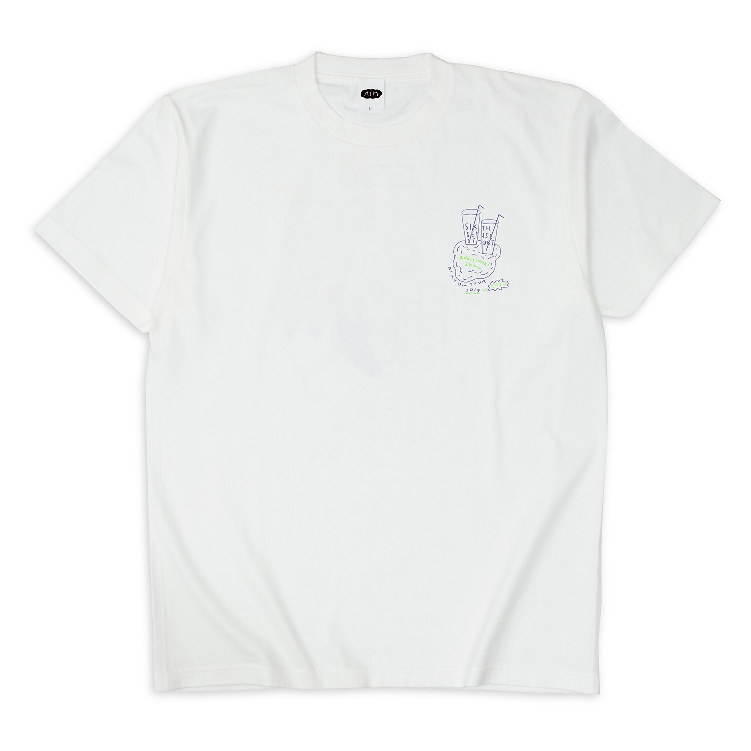 未開封　あいみょん　Tシャツ　Lサイズ　ブルー　シックスしセンスストーリーSSS 匿名配送 あいみょん シックスセンス SSSツアー2019 Tシャツ L