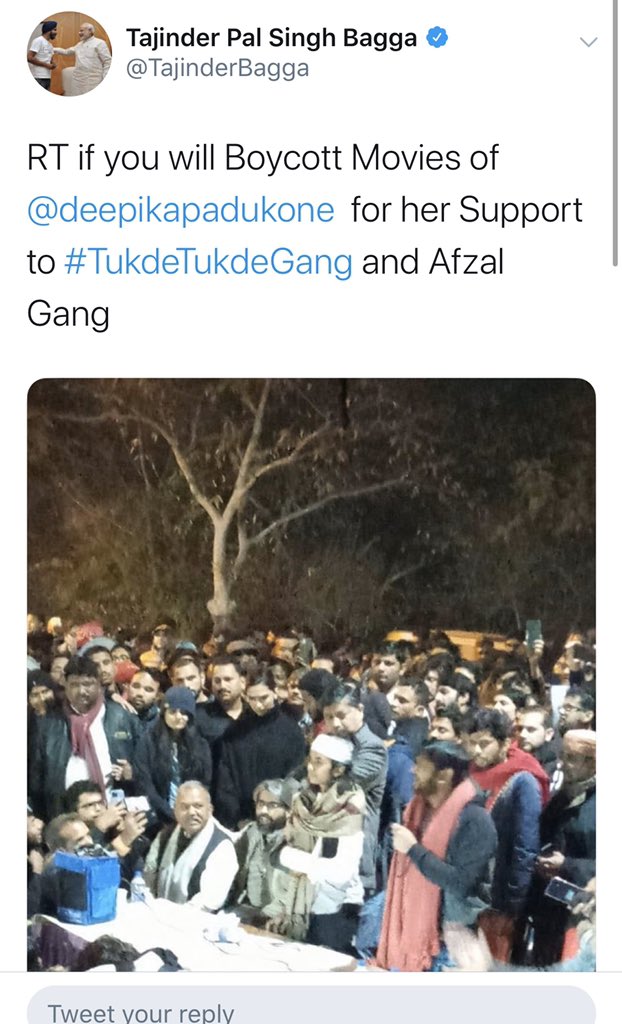 rssurjewala's tweet photo. Modiji,
Stop crushing India’s soul!

As per u &amp; ur Bhakts-

1. No artist can protest
2. No artist shall join a cause
3. No artist has a right to express

#Chappak is not about an artist but 1,000 women who suffer acid attacks on their body &amp; soul every year

Isn’t this the same? https://t.co/7HZQ4GnQtD