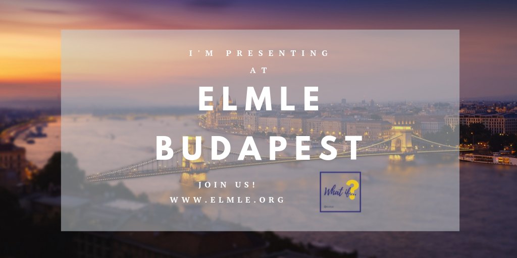 I’m speaking about strategies for LGBT+ inclusive education at #ELMLEBudapest this January. Join me &amp; other #middleschool educators as we explore “What if….?” together. <a href="/ELMLENews/">ELMLE</a> elmle.org