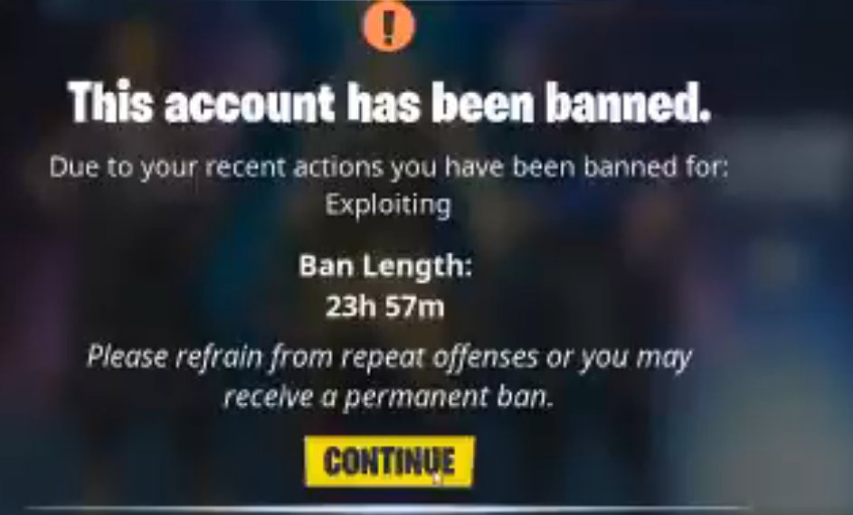 Tricked Jarl On Twitter Aydan Got Banned For Exploiting Idk Banned For Exploits Fortnite Banned For Exploits Fortnite Tricked Jarl On Twitter Aydan Got Banned For Exploiting Idk