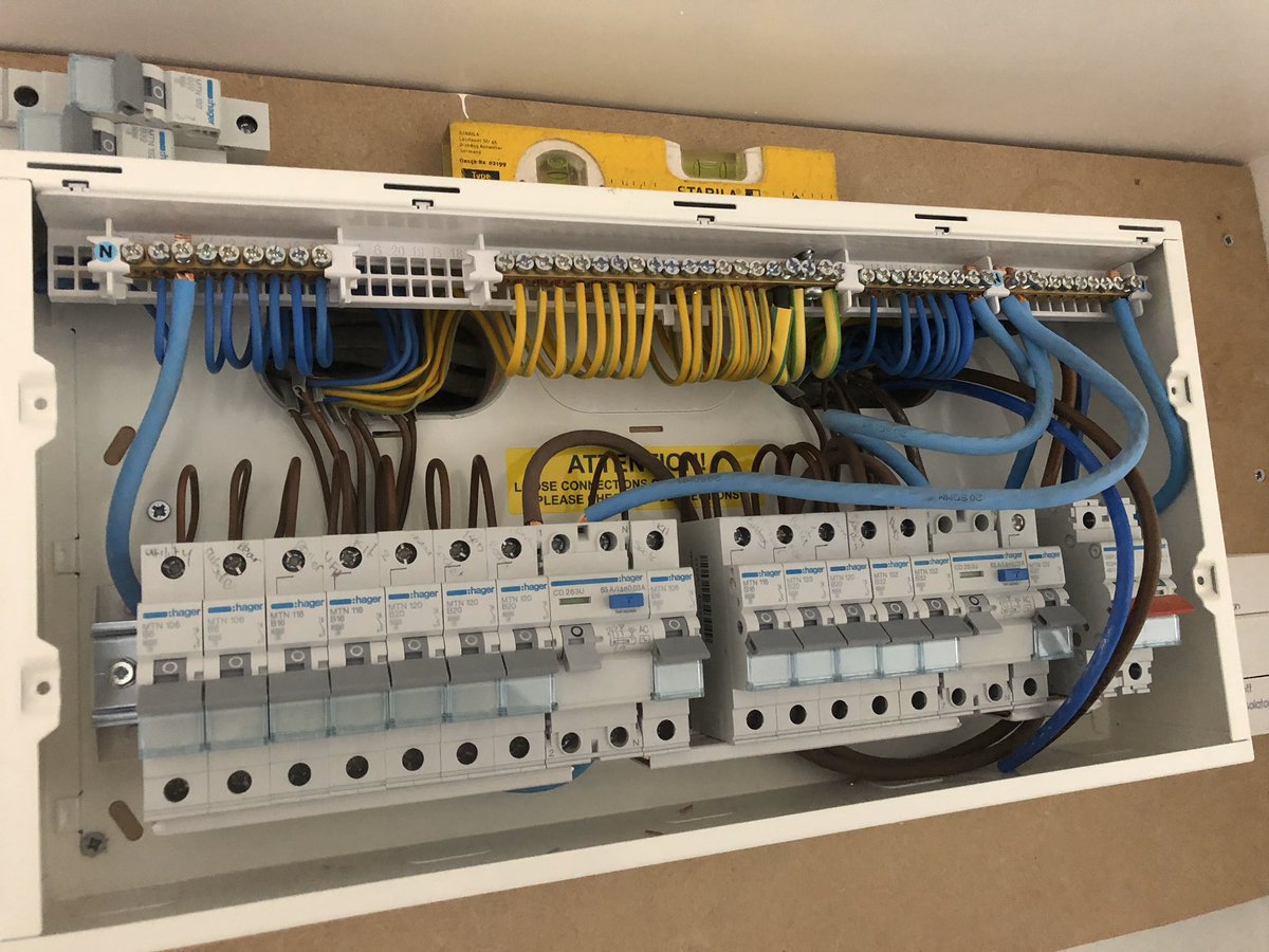 k27duff's tweet photo. Another @hageruk Fuseboard Done!
#HagerGang https://t.co/4hJJcob320