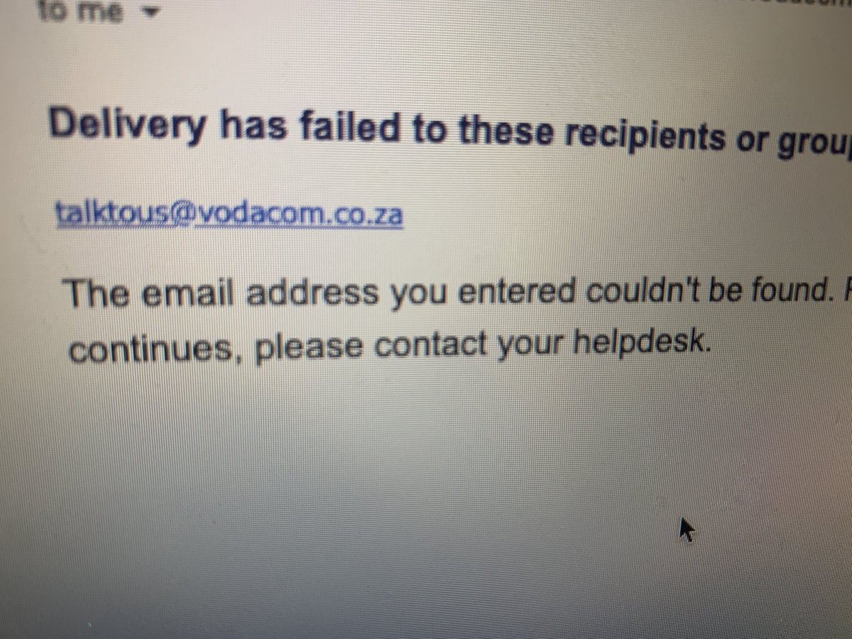 nefsi88's tweet photo. @Vodacom how can you give an email address that does not work ???? dm me https://t.co/PepXCpJWIT