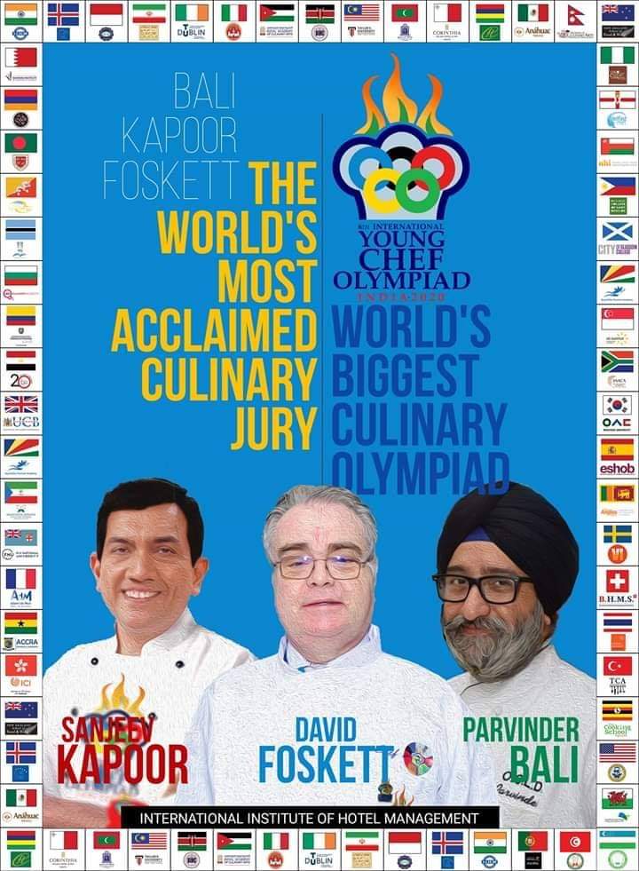 VinayK_IIHMHyd's tweet photo. The world's culinary greats come together at the world's biggest culinary competition#yco2020 will have some of the iconic chefs of the world as judges
#sustainability 
#YCO2020 
#iihmhyderabad
#iihmhotelschools
@subornobose 
@JImmanue 
@AADirIIHMDELHI 
@proffoskett 
@ChefBali https://t.co/Ju1WbtnVq5