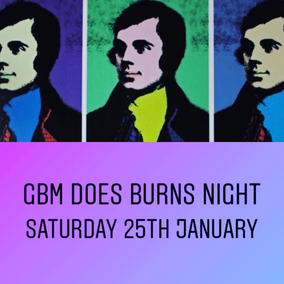 BandFruin's tweet photo. We are playing Burns Night at La Jupe #Helensburgh, amazing food by GBM Catering: 
Celebrate Burns Night with a difference, nae poems an aw that. Just good food, live music with Fruin Ceilidh Band and a wee dram!
Tickets are £32.50 per guest for a 4 course menu. Book direct https://t.co/Mzp3209Vfu