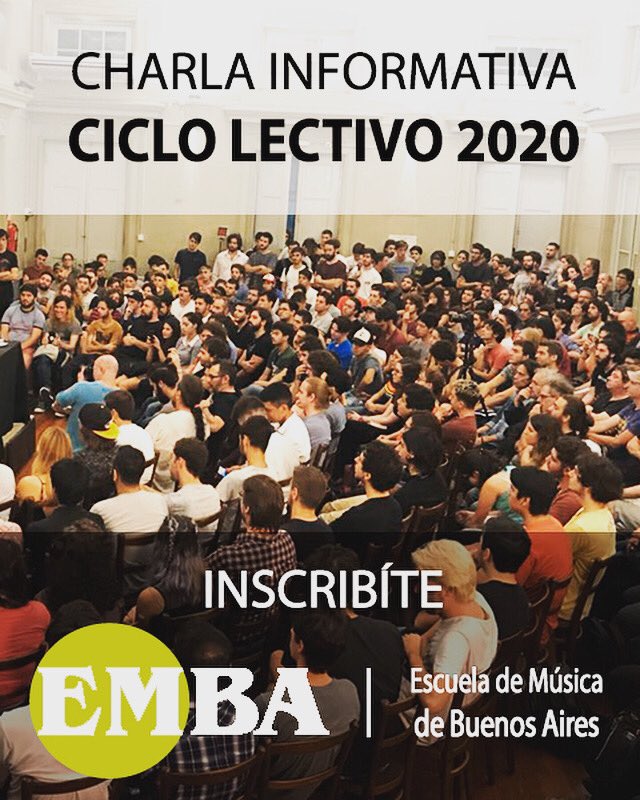 embaoficial's tweet photo. Mañana primera charla informativa del año!
🗓 09/01 - 13 hs
📍 Ciudad de la Paz 1831
👉🏼 Inscribite https://t.co/z8PFvaCCrv https://t.co/BDIIAL3Rb3