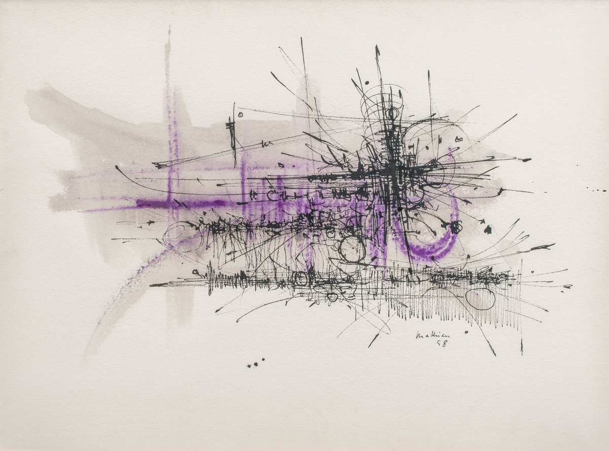 The countdown for @brafaartfair has started!
You can find us and the pictured work by Georges Mathieu, Composition abstraite (1958) from Sunday January 26.
.
.
.
#repettogallery #brafartfair #brafa2020 #brussels #mathieu