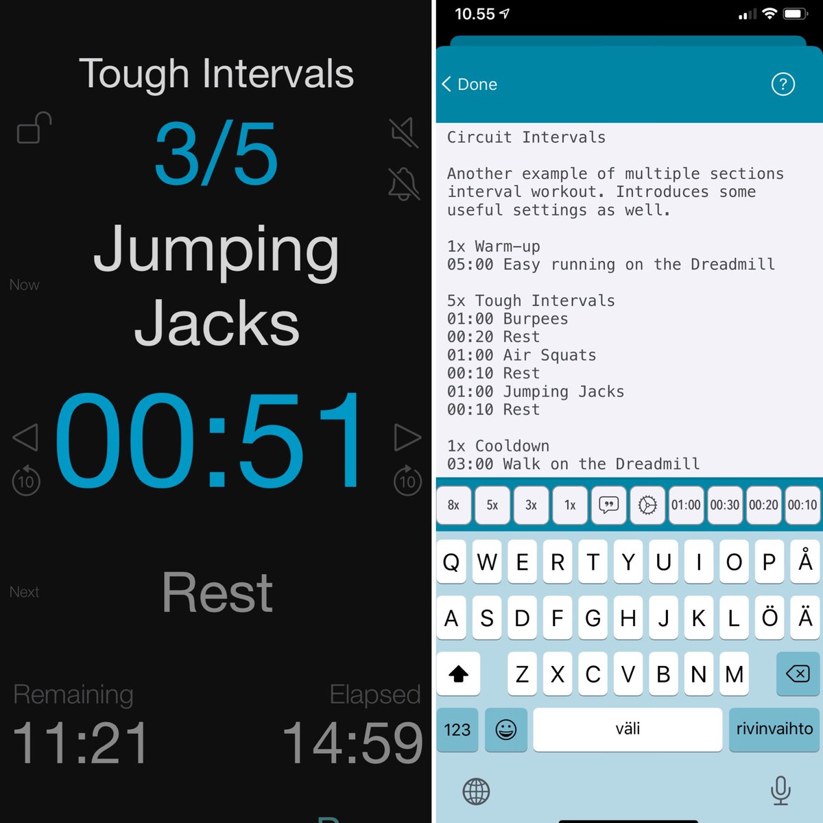 kutya_solutions's tweet photo. ULTRA INTERVALS Workout Timer for intervals, HIIT, circuit, you name it 😊 now available on App Store.
#hiit #tabata #cardio #intervals
#fitnessapp #getfit #fitfam #getstrong
#gymtime #gym #gymworkout
#intervalworkout #hiitworkout #circuitworkout #cardioworkout
#gymworkout https://t.co/edLI8wgtVc