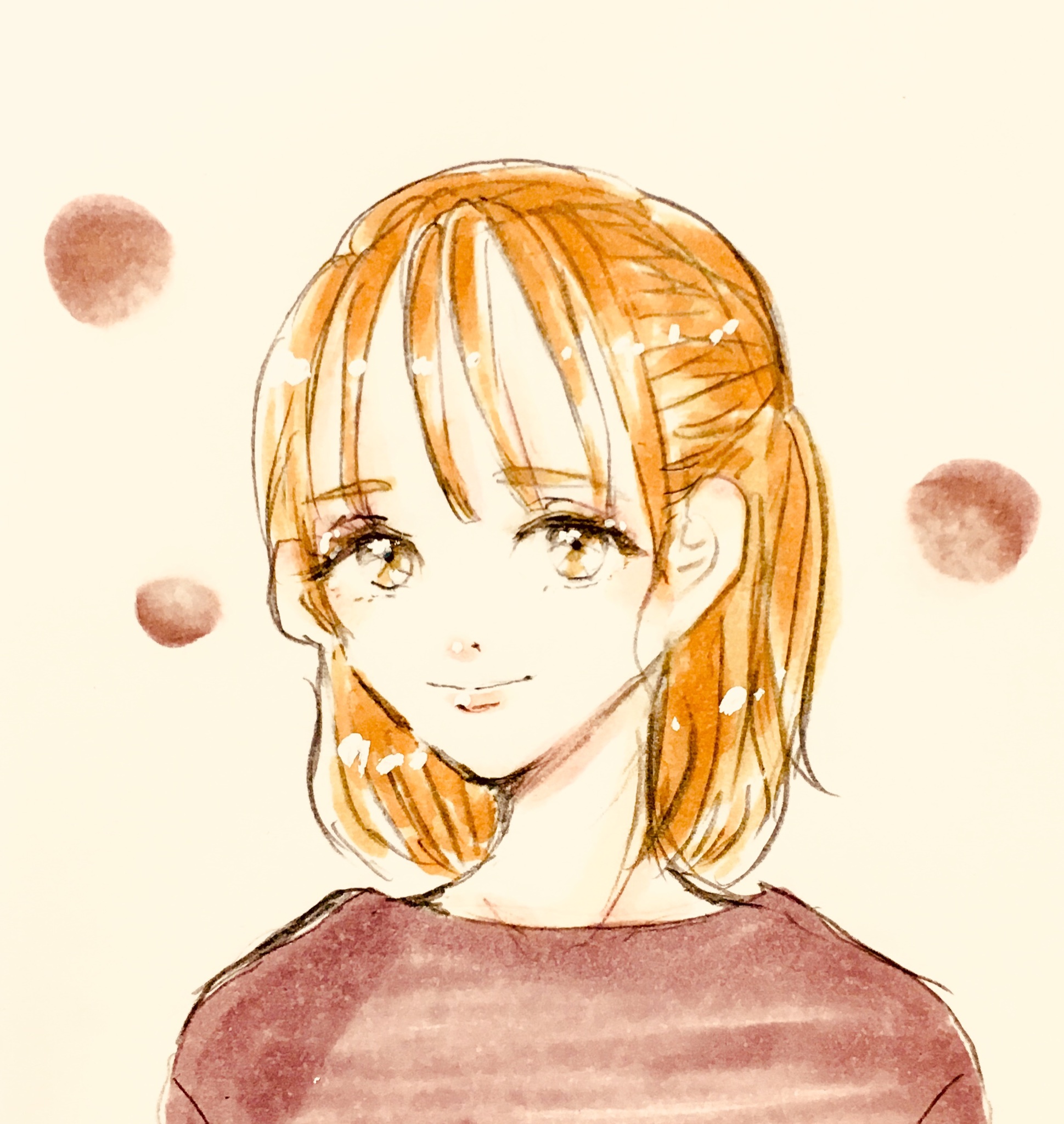 へりはら Twitterissa ハーフアップがーる 一日一絵 イラスト 女の子イラスト T Co Gtdqrgfjwa Twitter