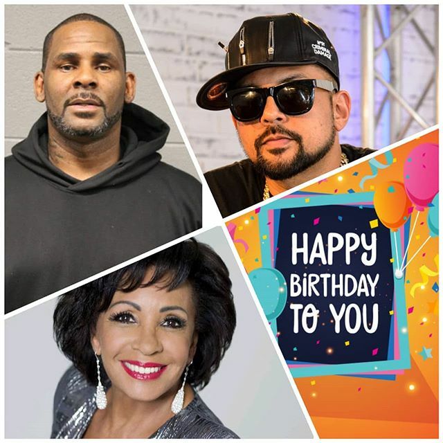 Happy birthday to :
R. Kelly 51
Sean Paul 47
Shirley Bassey 83 