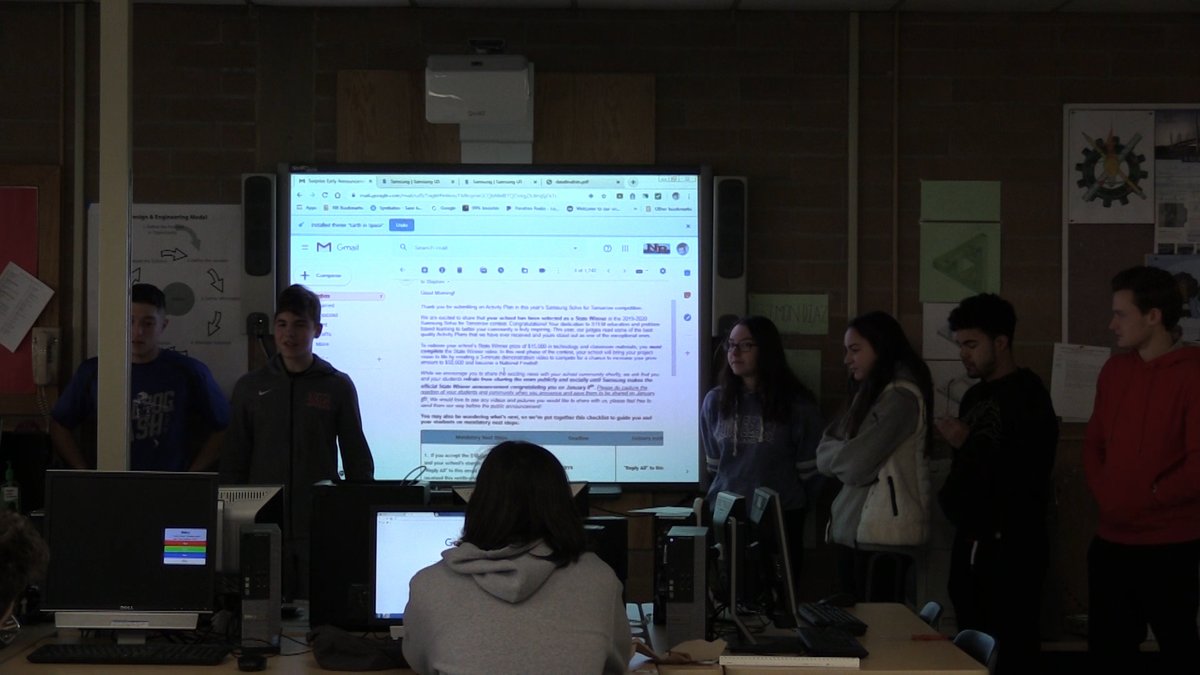 NRTechEd's tweet image. Congratulations to @NRTechEd students for being selected as State Winners in the @SamsungNewsUS Solve for Tomorrow Contest. We are looking forward to our next challenge in the contest. @NRRedRaider @NR_STEM