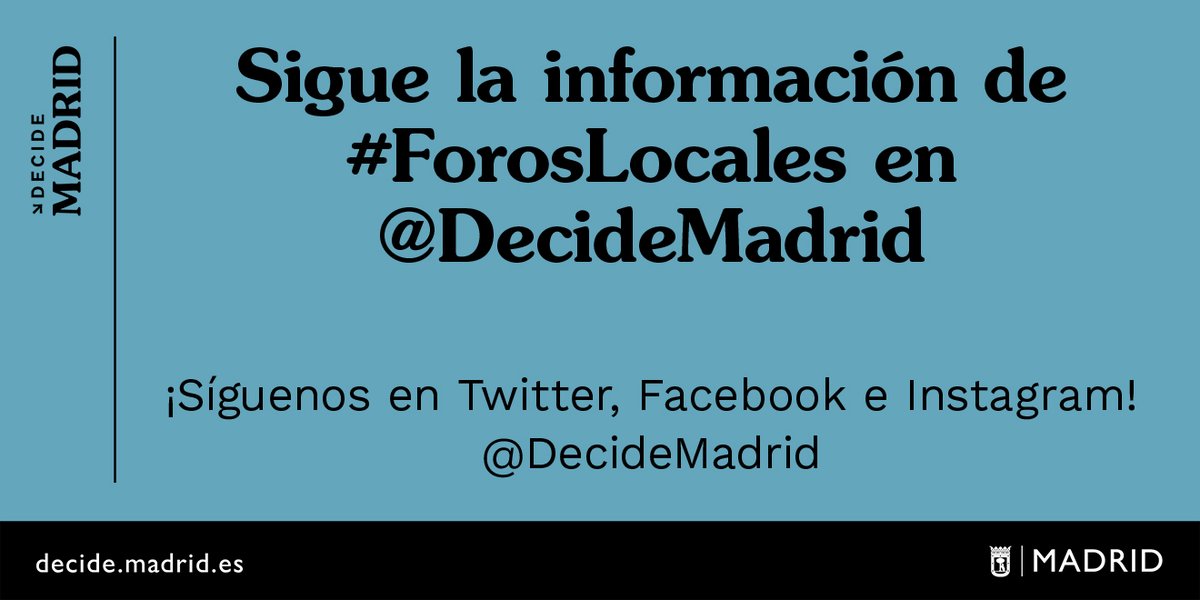 Foros Locales de Madrid tweet media