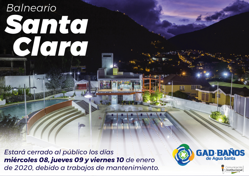 POR MANTENIMIENTO SE CIERRA SANTA CLARA

A los usuarios tener en cuenta esta información.