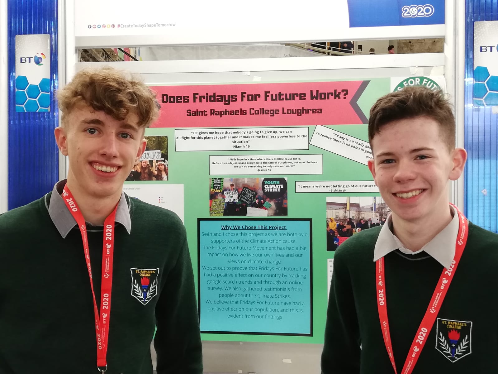 St. Raphael's College on Twitter "Senior 1 students Sean Burke and Eoin Kinsella representing
