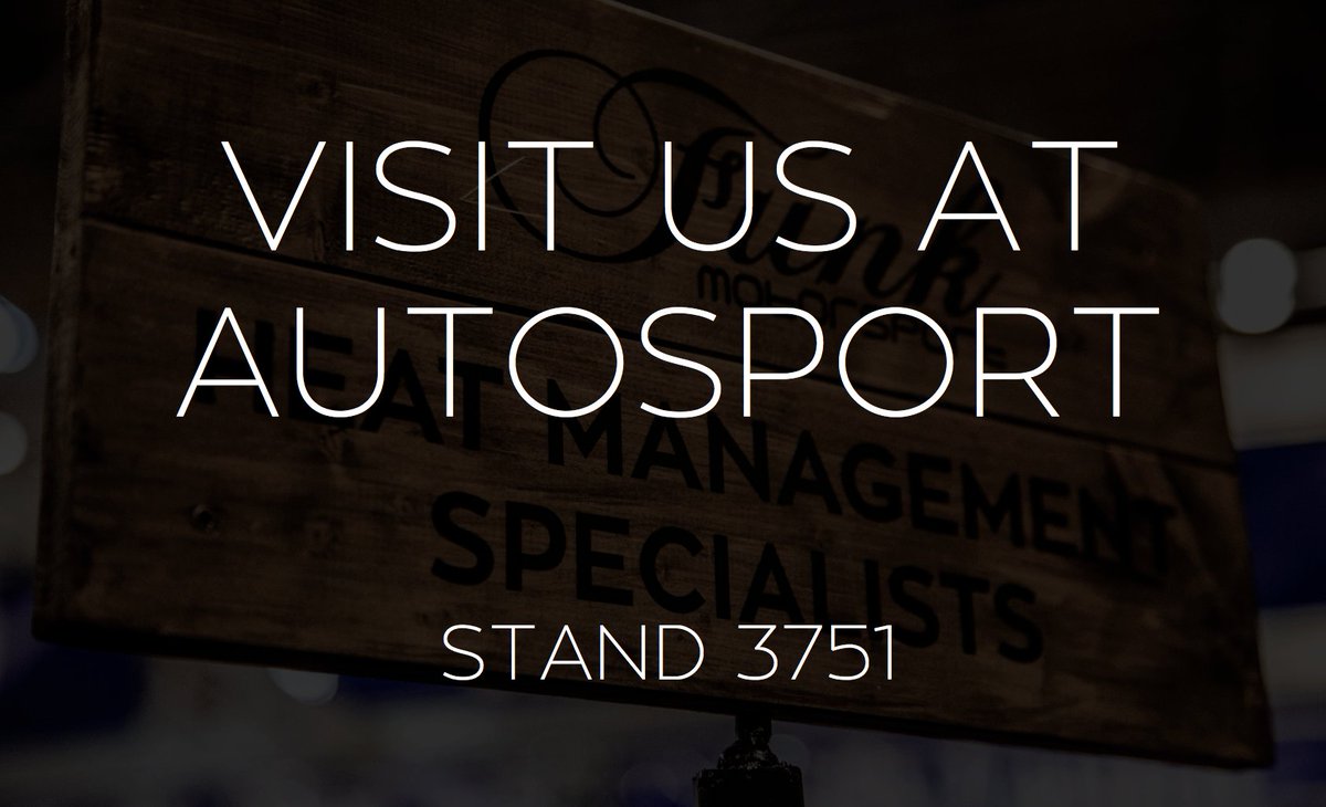 FunkMotorsport's tweet photo. Heading to Autosport International Show at the NEC? Swing by our Booth #3751 to get hands-on with our products, talk heat management and learn about the new innovations to our range - revealed only at ASI!       #ASI20 - https://t.co/emq8A5aHq1 https://t.co/bi9LSB7ob9