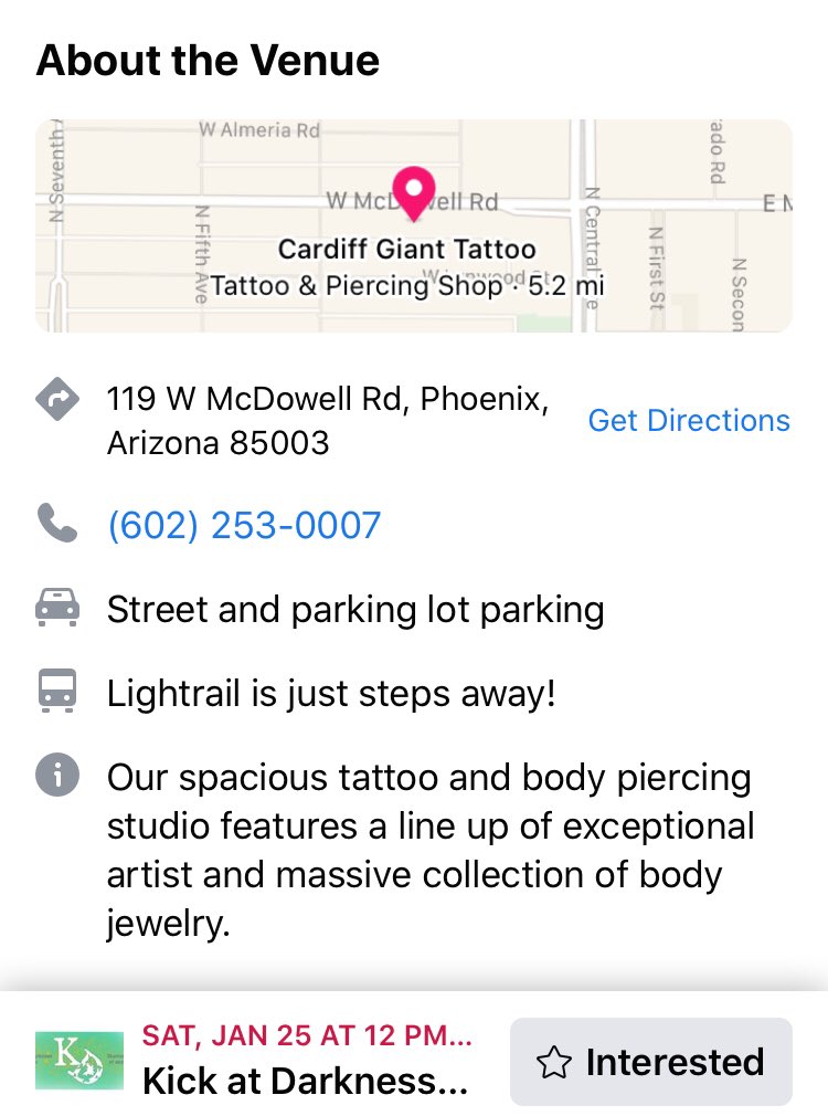 KickDarknessNow's tweet photo. Jan 25, 12pm-8pm, Cardiff Giant Tattoo. Fun. Food. Art. Tattoos. Support survivors. 

See you there!

https://t.co/0HbFPsFwH0 https://t.co/h1RflOwz8k