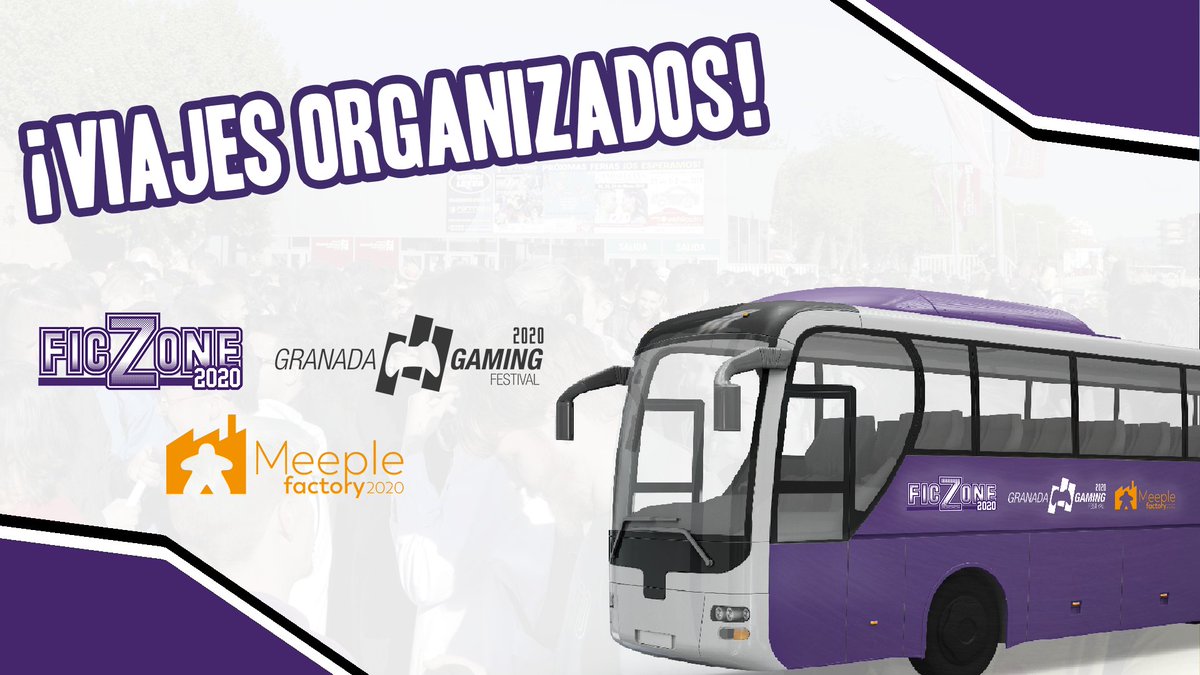 FicZone's tweet photo. ¡Encuentra tu autobús para venir a FicZone, Granada Gaming y MeepleFactory!

En nuestra web y redes sociales iremos compartiendo todos los autobuses que se organizan desde fuera de Granada capital para venir a FicZone, @granadagaming y @MeepleFactory. 

https://t.co/afdoai6Ope https://t.co/oa0C3IV91w
