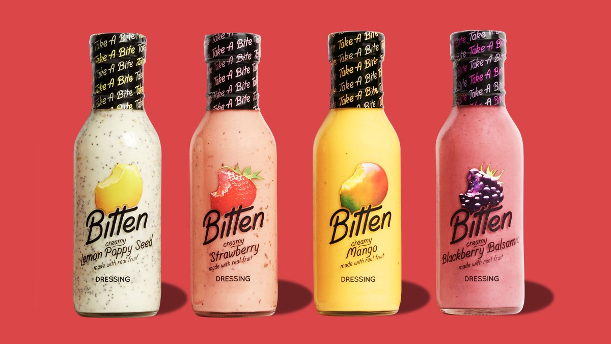 BittenDressing's tweet photo. @CMPFever They're craveable, fruity and creamy! Perfect for all 2020 salads. https://t.co/L1RCAeCB6I