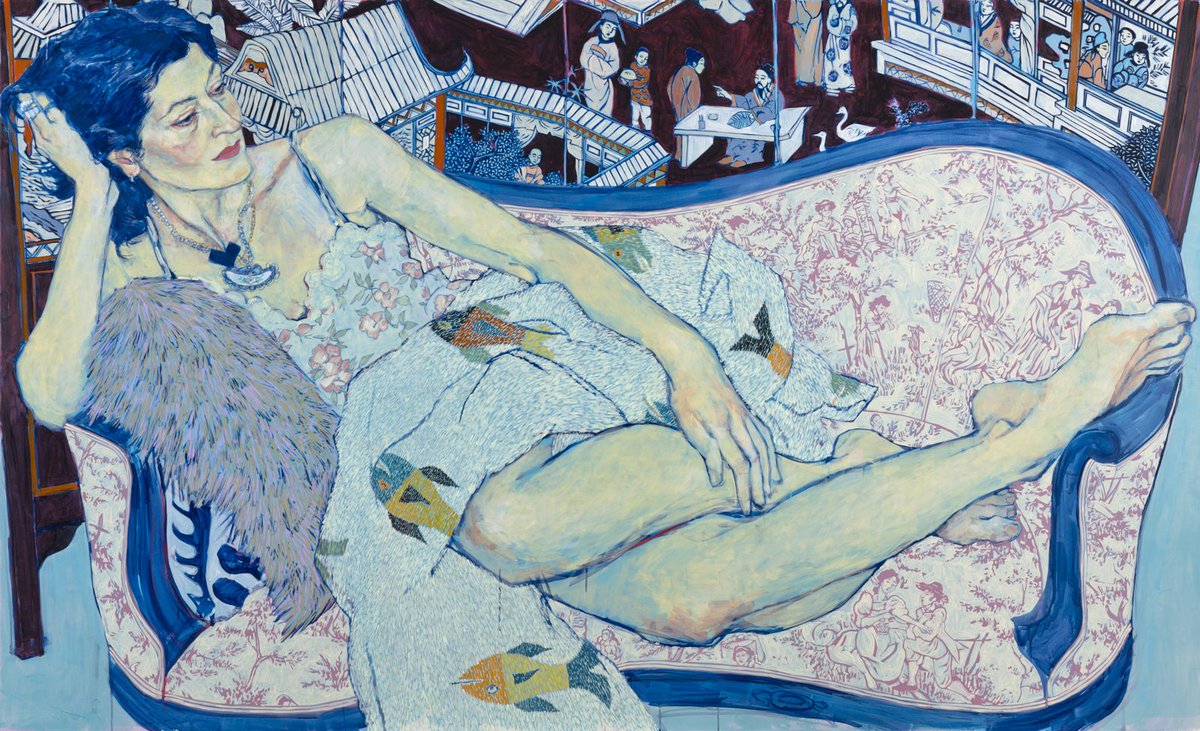 Hope Gangloff, perennial favorite. She's on Instagram at  @hopeloff (and I guess on Twitter?). Make every effort you can to see her stuff in person. There's a luminosity and depth to it that you definitely can't get from photographs of her work.