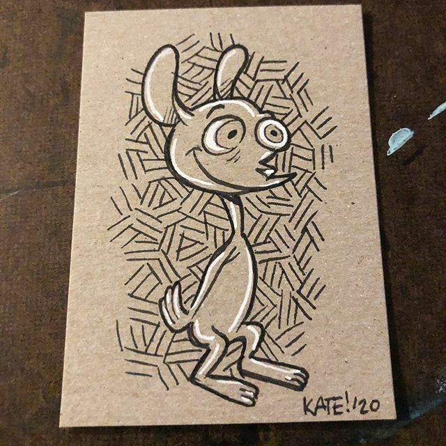 KeelHaulKate's tweet photo. Of course I had to draw Ren too! #keelhaulkate #katecarleton #ink #sketch #fanart #sketchcard #renandstimpy #nicktoons #cfcc2020 https://t.co/WEwy4Nddop