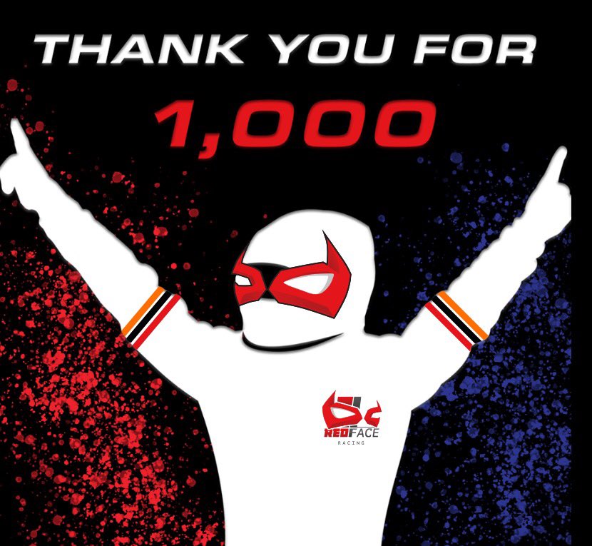 RedfaceRacing's tweet image. 🥳 Redface Racing vient de dépasser les 1000 j’aime sur Facebook !
🥰 Merci de votre soutien !
