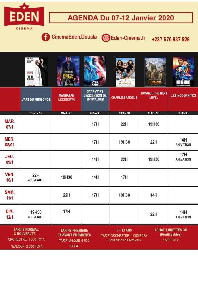 Ledawa's tweet photo. PROGRAMME DE LA SEMAINE 
#CANALOLYMPIABESSENGUE 
#CINEMAEDEN 
#DOPE #CINEADDICT 
#DCLP #YCLM 
#DISHCO 
#DigitalShareContents https://t.co/hC6YR35M20