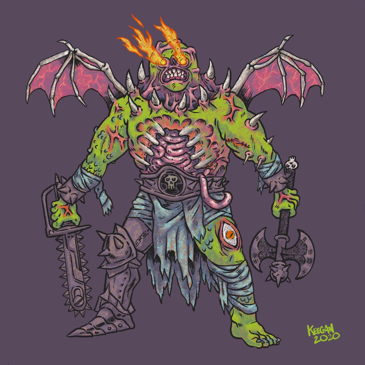 Painted over an old sketch ❤️