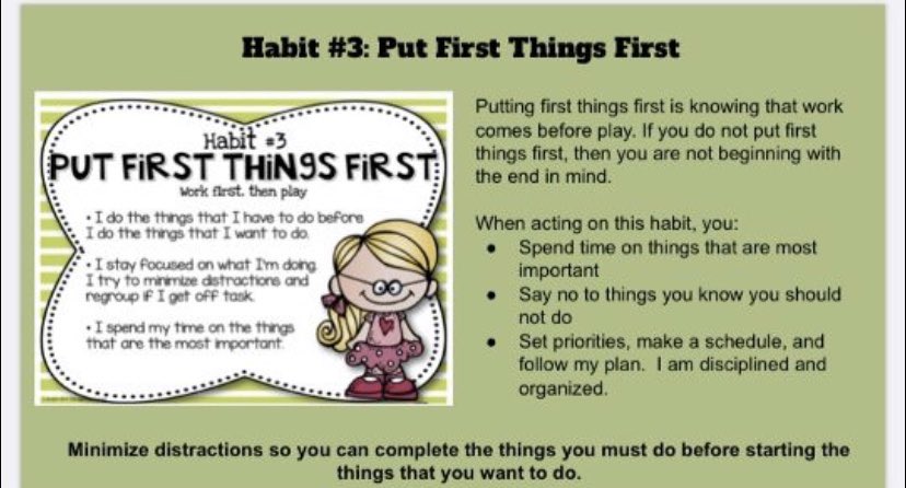 HABIT #3!!