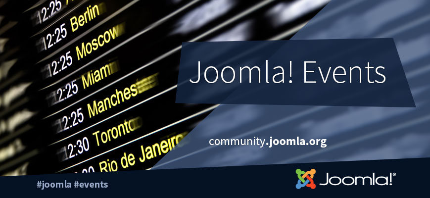 Upcoming #JoomlaEvents 🗓️

JDay Austria 🇦🇹 20'Mar
J&amp;Beyond Lisbon 🇵🇹 21'May
JDay Madrid 🇪🇸 13'Jun
JDay Chicago 🇺🇸 17'Oct

➡️community.joomla.org/events.html

...and don't forget #GSoc 2020👩‍💻

➡️docs.joomla.org/GSoC_2020

#Joomla #OpenSource #PHP #Developer #WebDesigner #jab20 #cms #google