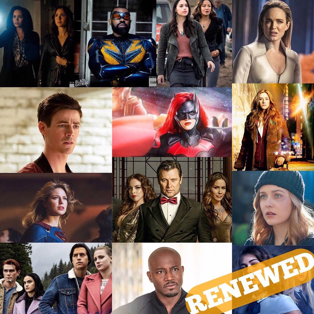 The CW is starting the year with a bang by renewing 13 shows! #Charmed S3 #BlackLightning S4 #RoswellNewMexico S3 #LegendsofTomorrow S6 #TheFlash S7 #Batwoman S2 #InTheDark S3 #Supergirl S6 #Dynasty S4 #NancyDrew S2 #Riverdale S5 #AllAmerican S3 #Legacies S3