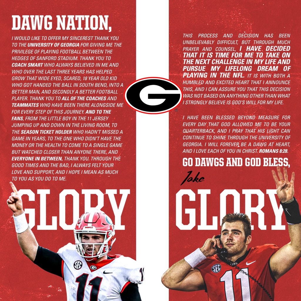 Go Dawgs and God Bless