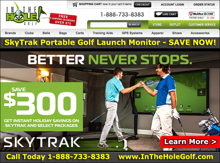 InTheHoleGolf's tweet photo. Save $300 on SkyTrak Launch Monitors and Packages - Free Shipping - Offer Ends Soon. https://t.co/Z5yoG0tZe1 https://t.co/AOCdK2QK7C