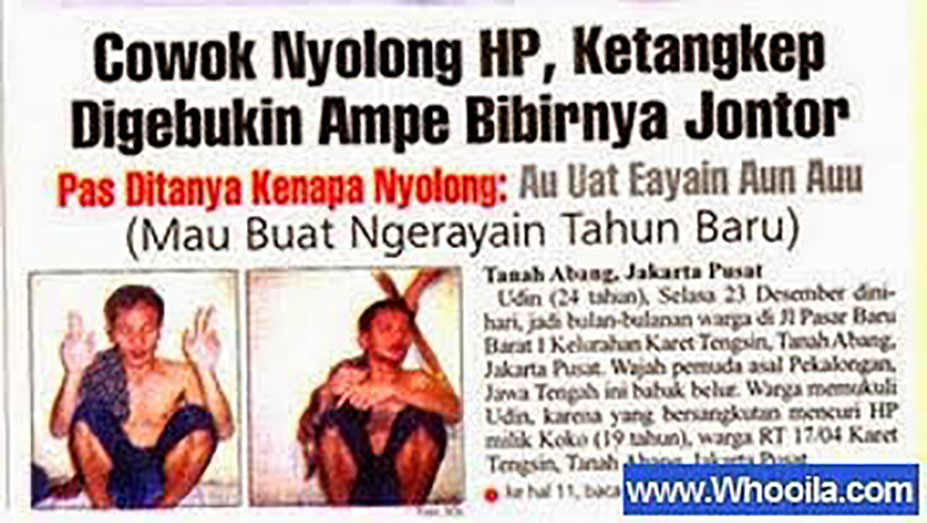 Dulu jokes ini "what if" doang, kok ternyata terjadi.