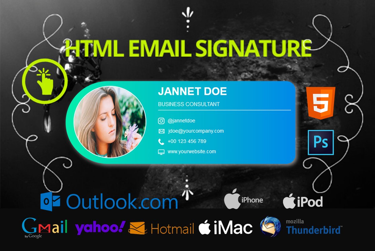 gfxdesignstd's tweet image. An email signature can increase your business branding identity and more engagement with the receiver.
contact: bit.ly/39EY74R👈👈
#howtoendaprofessionalemail  #professionalemailaddress
#formatforprofessionalemail #modernemailsignature
#emailsignatureoffice #iHeartAwards