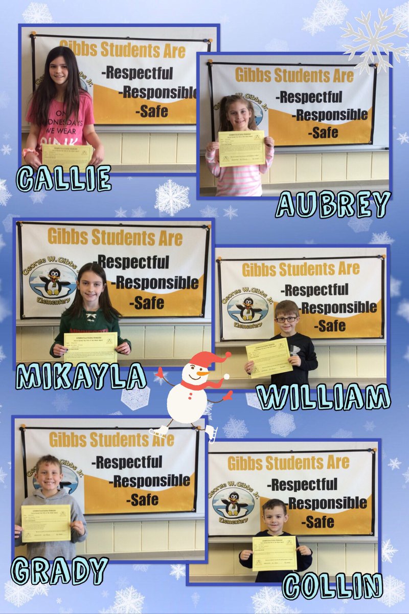 We are ringing in the new year by celebrating a new catch of Fish of the Week! We can count on these leaders for their respectful, responsible and safe choices! #PBIS