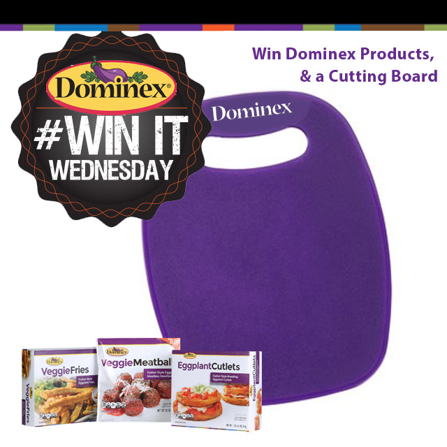 It's our first #WinItWednesday in the New Year. Tell us what your top New Year's Resolution is and be entered to win our #Dominex Eggplant Products and Cutting Board. Like and retweet for extra entries.  
*
#Vegetarian #EggplantRecipes #Contest