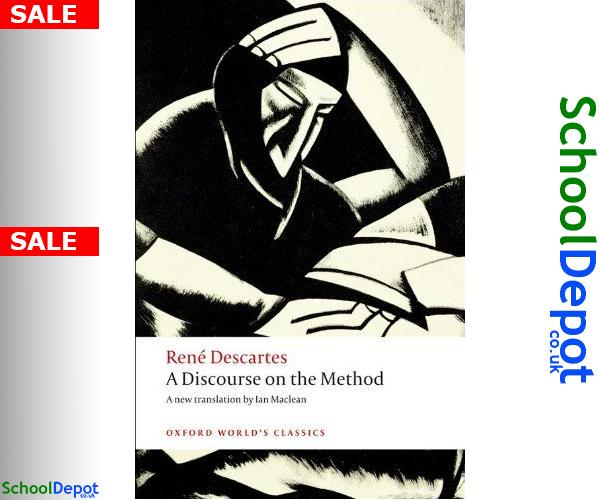 SchoolDepotCoUk's tweet image. Descartes, Rene schooldepot.co.uk/B/9780199540075 Discourse on the Method 9780199540075 #DiscourseontheMethod #Discourse_on_the_Method #student #review Descartes&apos;s A Discourse on the Method of Correctly Conducting One&apos;s Reason and Seeking the Truth in the Sciences  marks