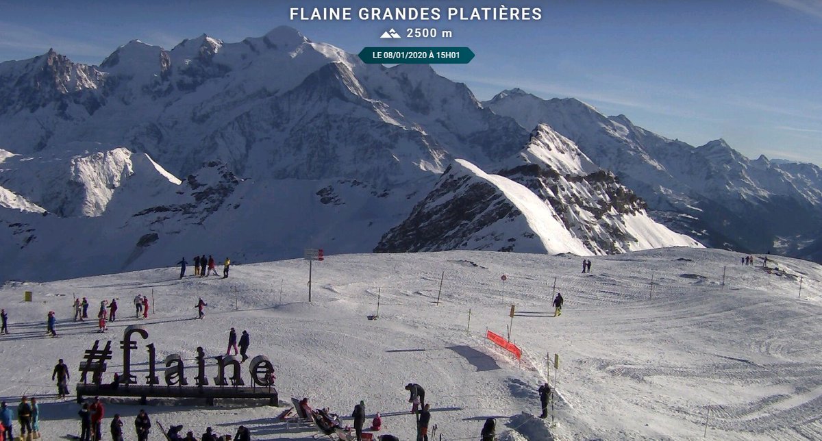 #flaine belle journée à vous tous 🌞😉👍🍻 #ski #cacestflaine #montblanc #laplusbellevuedumontblancelleesticiàflaine #hautesavoie #grandmassif