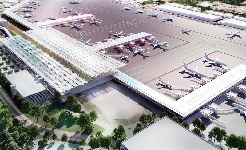 The new Terminal Two building at #Manchester Airport currently under construction plans to include Japanese, Italian and Mexican restaurants as well as brewpubs, beer-houses and fast food restaurants.

Project ref:12138741 ow.ly/BaGa50xQ77p
(Image source-Manchester Airport)