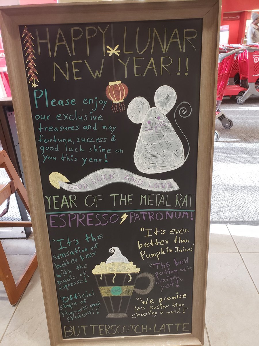 Come celebrate the Chinese New Year and try our new Smoked Butterscotch Latte!  #T1467 #Starbucks #Target