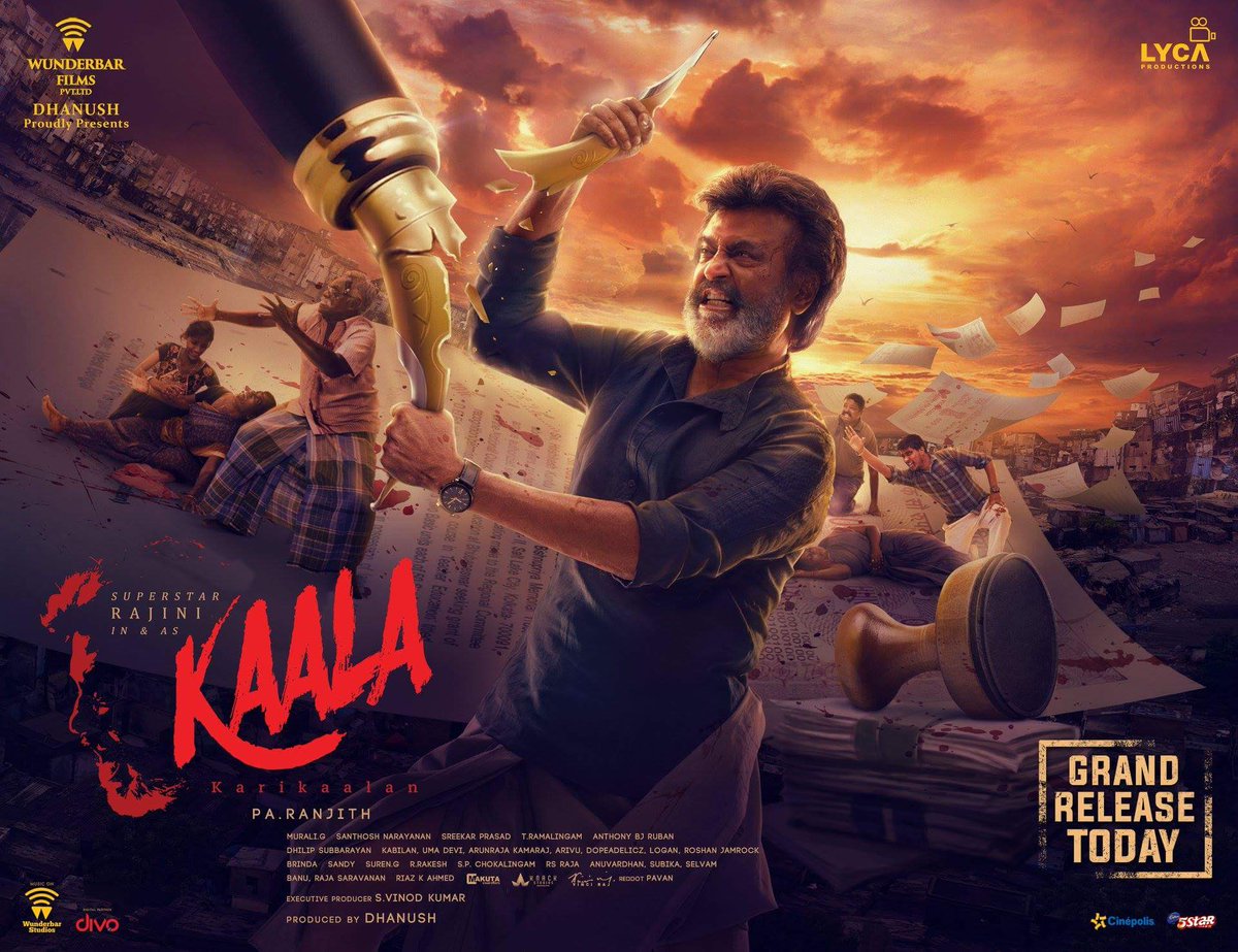 mskp_29's tweet photo. Release posters for #KAALA and #DARBAR, truly the best is reserved for the last! 😍
Missed you for some time after #DarbarFirstLook, but glad you came back at the crucial time with another marana mass innovative poster campaign! @Vinci_Raj 🙏 https://t.co/D0tvwMUD4e