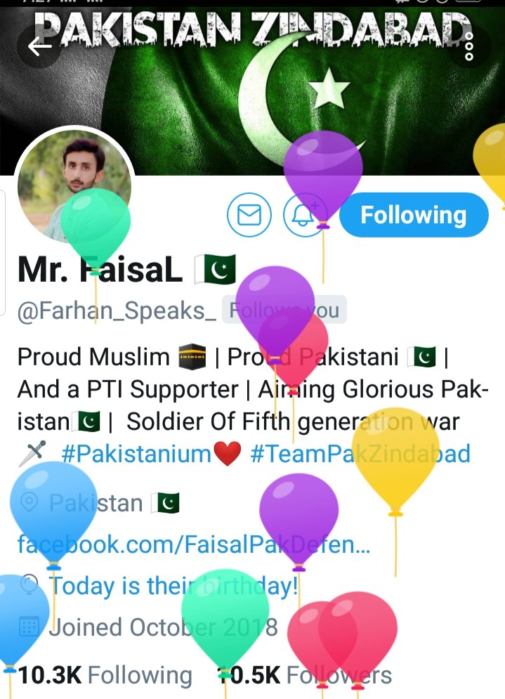 Hanif762's tweet photo. I hope your special day will bring you lots of happiness, love, and fun. You deserve them a lot. Enjoy!
#HBDFarhan
#HBDFaisal
@Farhan_Speaks_ https://t.co/KNoeVk4a6e