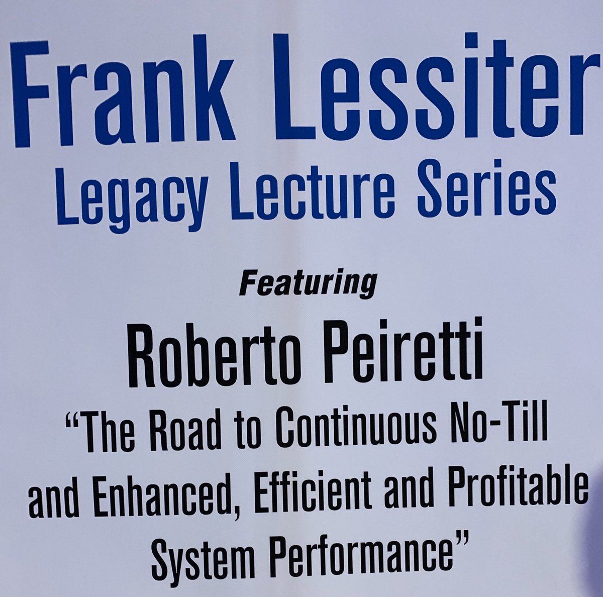RSaik's tweet photo. The opening keynote at the National No-Till conference is @PeirettiRoberto who farms in Argentina & Uruguay.
I have visited his farm twice. He is one of the best no-till #Farmers I know. I am proud to call him a friend.
#NoTillConference https://t.co/j5e4syReIo